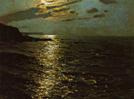 Anochecer, vintage artwork by Enrique Martinez Cubells, 12x8" (A4) Poster