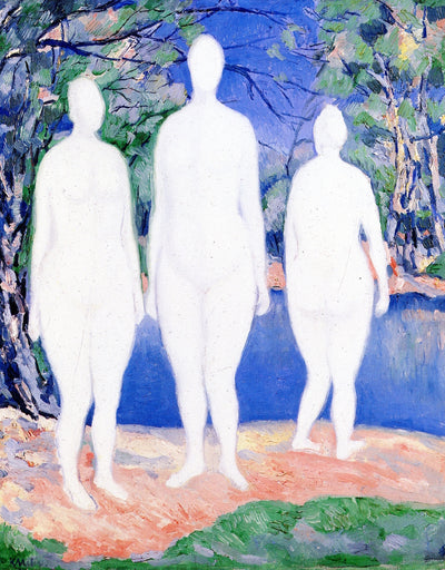 Female Bathers by Kasimir Malevich,16x12(A3) Poster