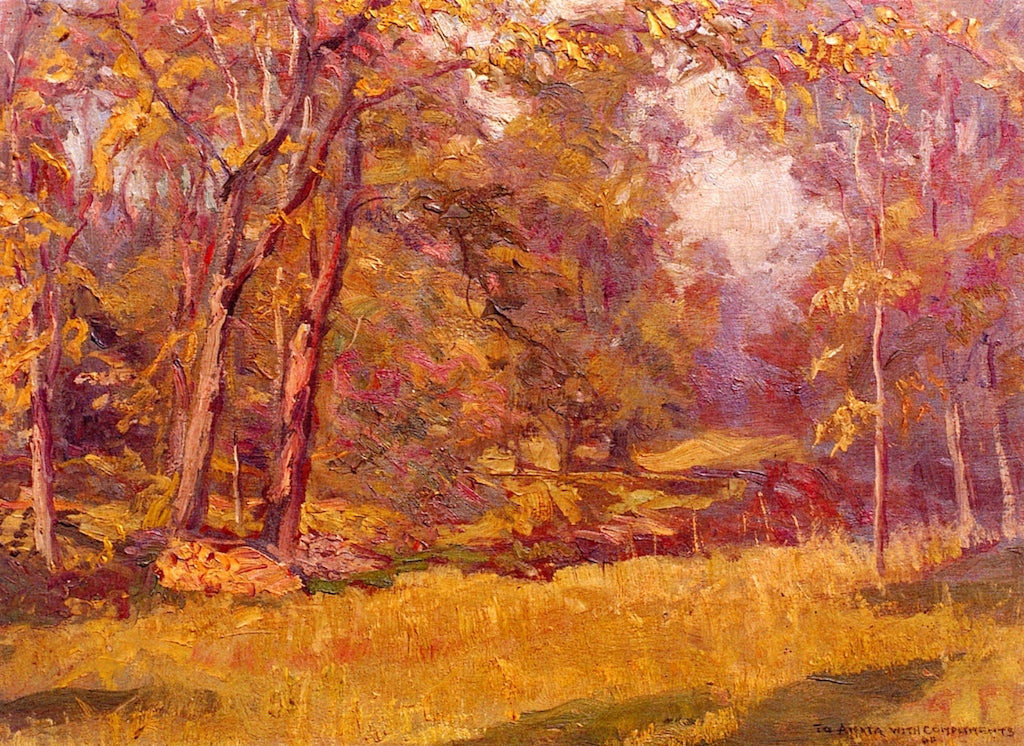 California Trees by Charles H. Woodbury,A3(16x12")Poster