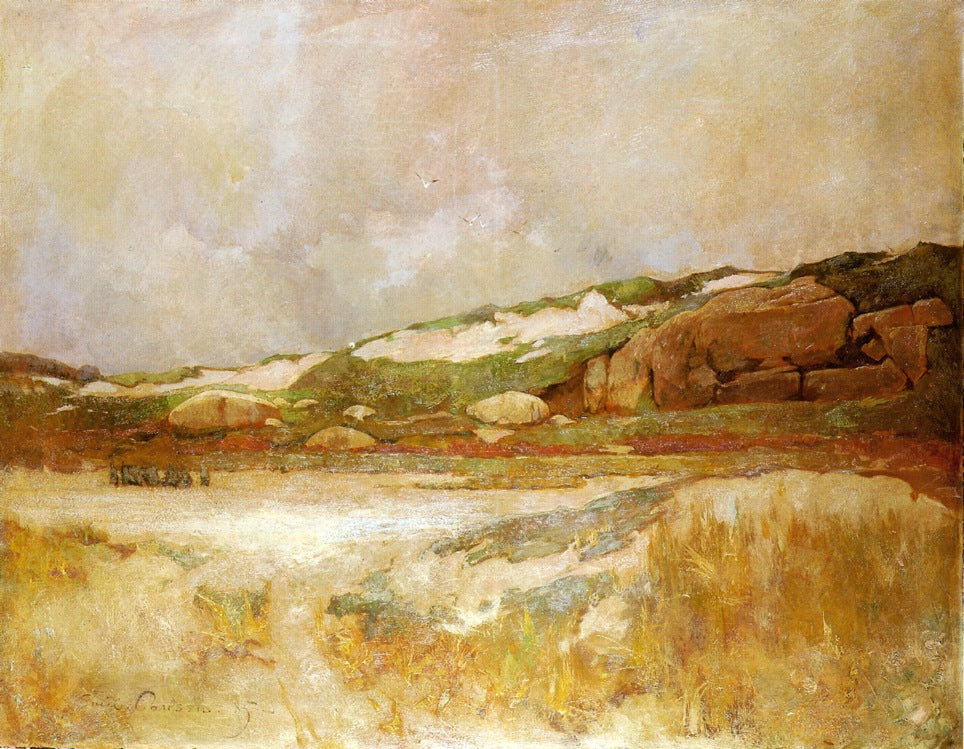 Cape Ann Sands, vintage artwork by Emil (Soren Emil) Carlsen, 12x8" (A4) Poster