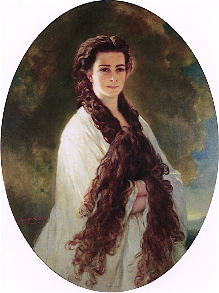 Empress Elizabeth, vintage artwork by Franz Xavier Winterhalter, A3 (16x12") Poster Print