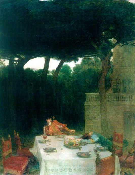 The Borgia, vintage artwork by Sir William Quiller Orchardson, 12x8" (A4) Poster