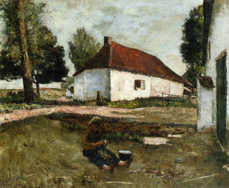 In the Sunshine, near Volluvet by Lesser Ury,A3(16x12")Poster