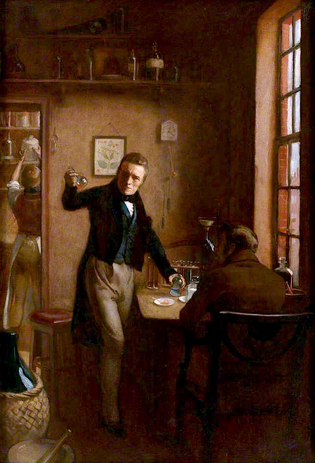 The Discovery of Quinine, 1820 by Ernest Board,16x12(A3) Poster