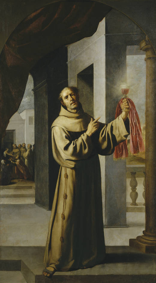 Saint Jacob, vintage artwork by Francisco de Zurbarán, 12x8" (A4) Poster