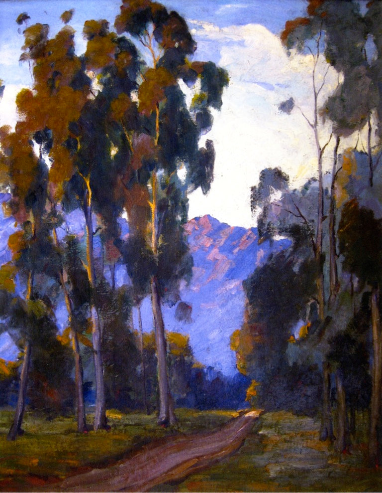 Eucalyptus and Path by Jean Mannheim,A3(16x12")Poster