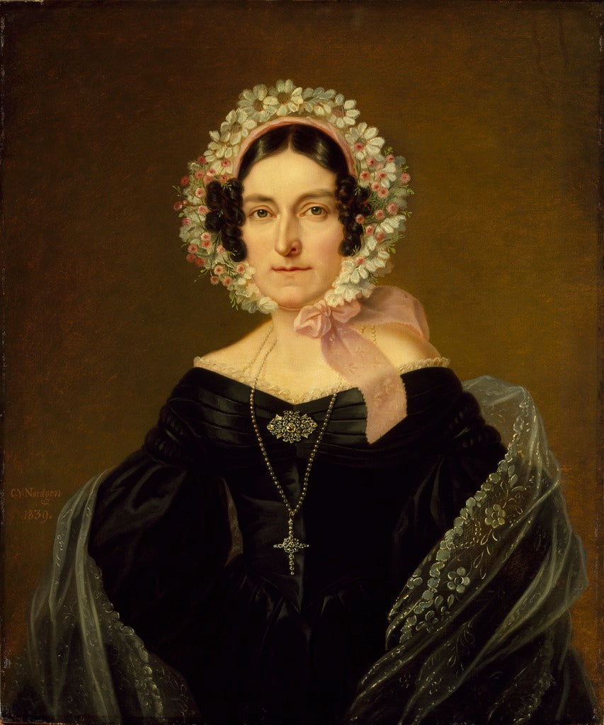 Sofia Magdalena Cantzler, vintage artwork by Carl Vilhelm Nordgren, A3 (16x12") Poster Print