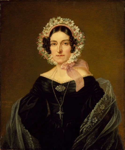 Sofia Magdalena Cantzler, vintage artwork by Carl Vilhelm Nordgren, A3 (16x12") Poster Print