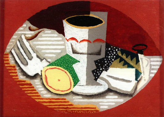Still Life with Fork by Louis Marcoussis,16x12(A3) Poster