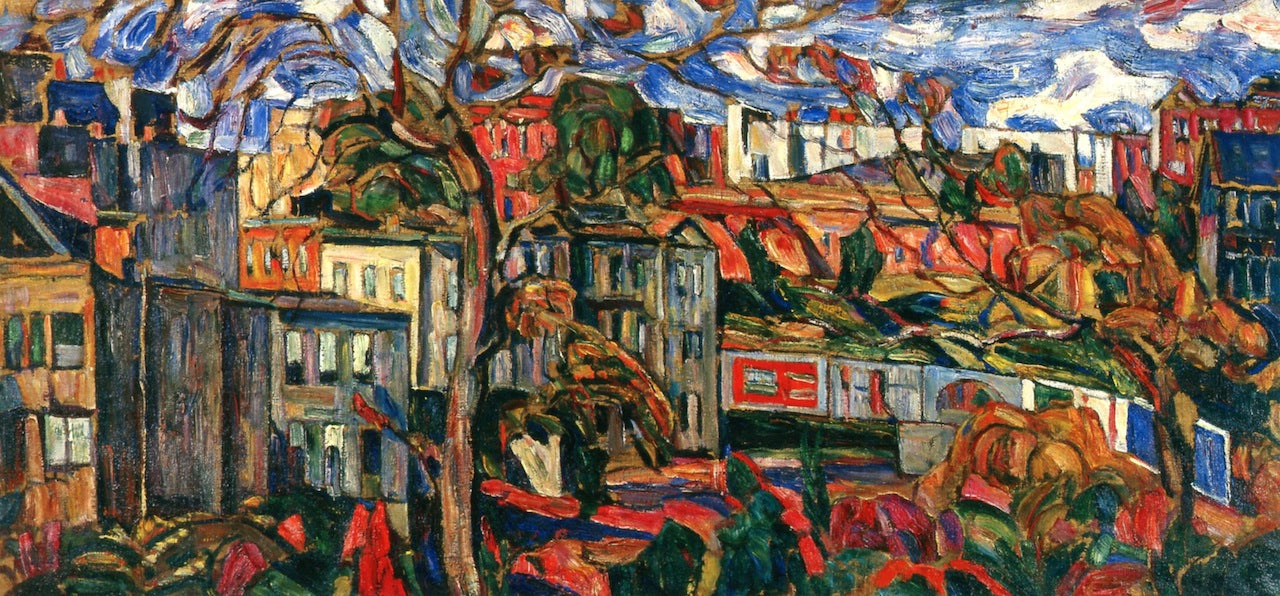 Boston Post Road by Abraham A. Manievich,16x12(A3) Poster