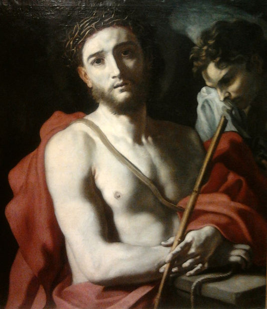 EcceHomo, vintage artwork by Francesco Solimena, 12x8" (A4) Poster