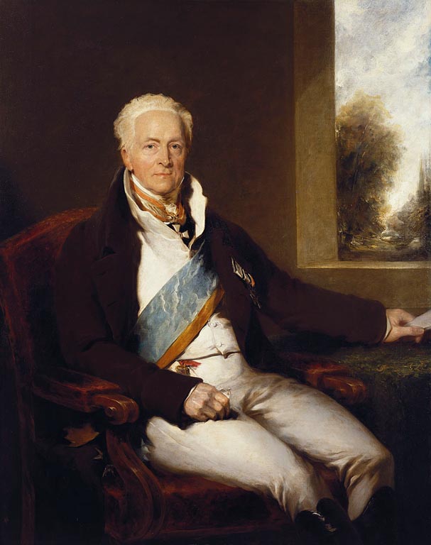Charles Augustus, Prince Hardenberg (1750-1822), vintage artwork by Thomas Lawrence, 12x8" (A4) Poster