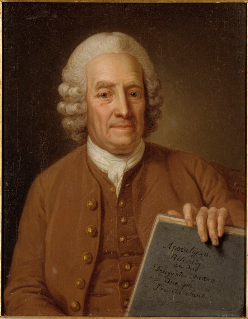 Emanuel Swedenborg, vintage artwork by Per Krafft the Elder, 12x8" (A4) Poster