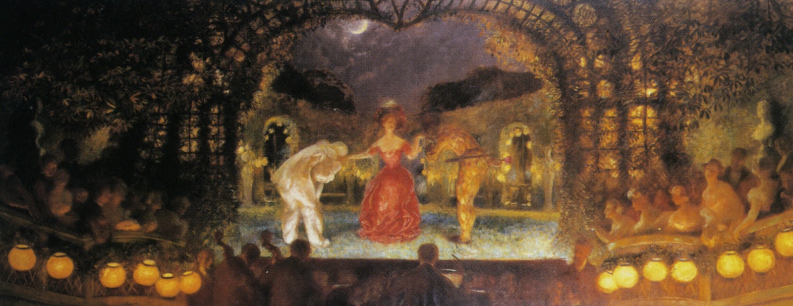 La Comedie Italienne by Gaston La Touche,A3(16x12")Poster