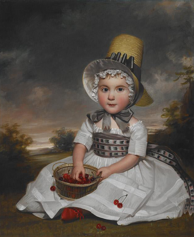 Lady Mary Beauclerk, Daughter of Lord Aubrey and Lady Jane Beauclerk, vintage artwork by James Earle, 12x8" (A4) Poster
