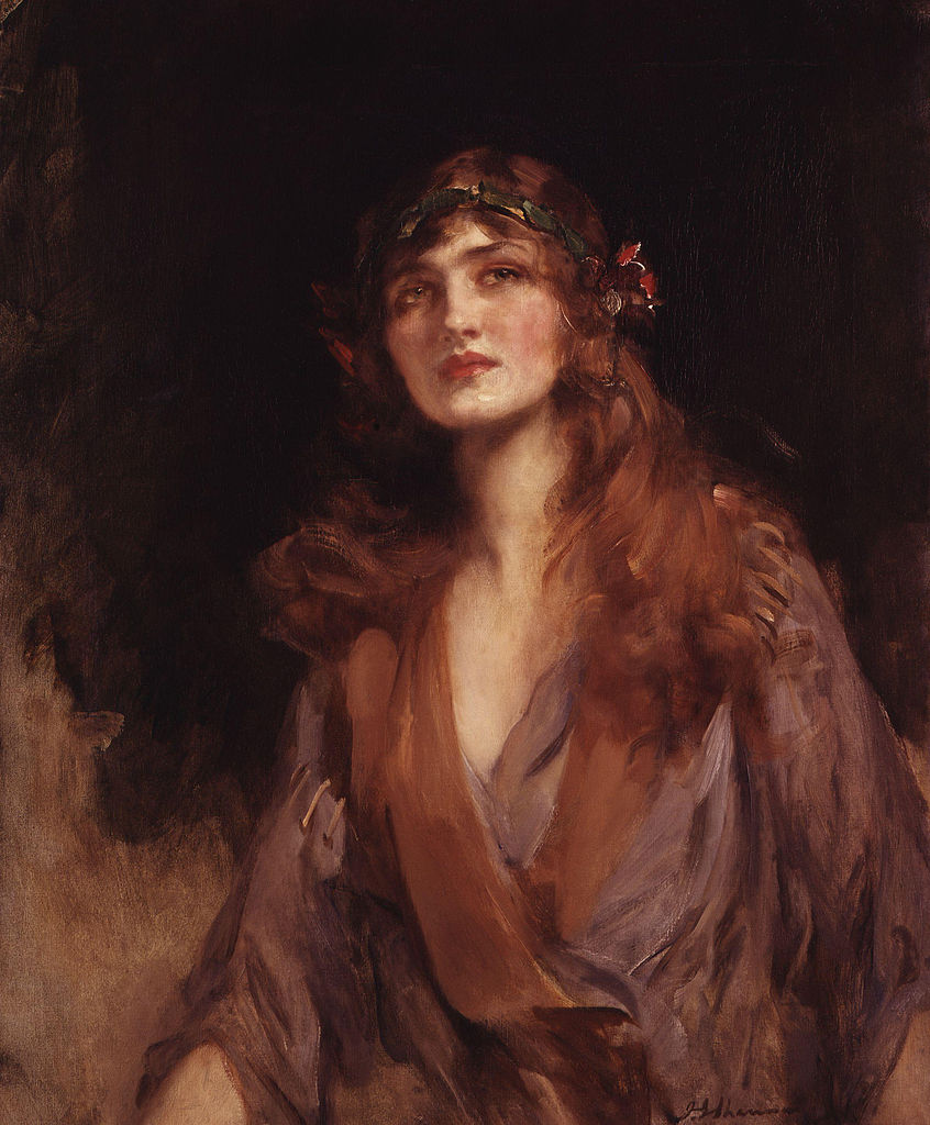 Lily Elsie, vintage artwork by Sir James Jebusa Shannon, 12x8" (A4) Poster