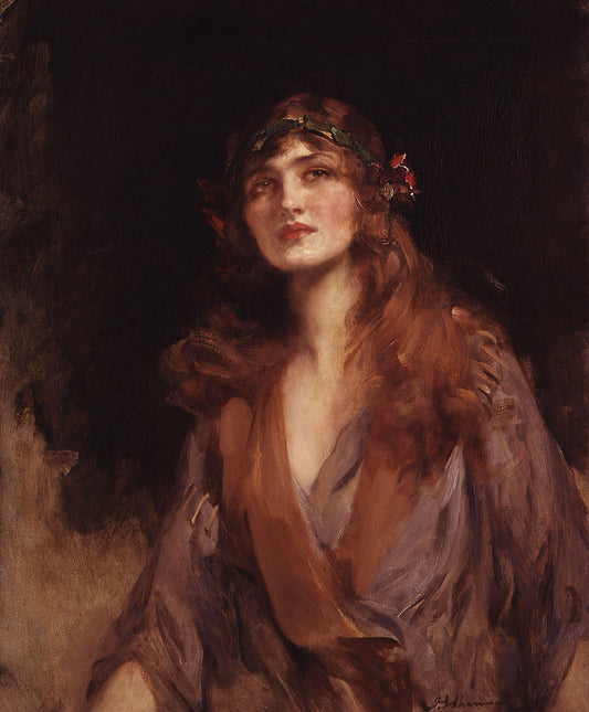 Lily Elsie, vintage artwork by Sir James Jebusa Shannon, 12x8" (A4) Poster