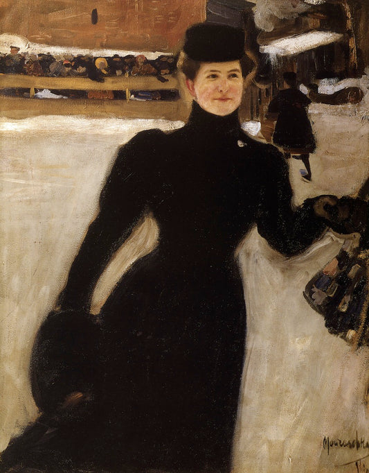 At the Skating Rink by Alexander Murashko,16x12(A3) Poster