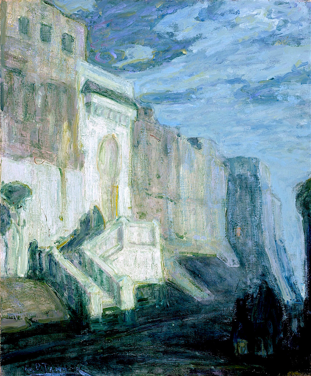 Moonlight: Walls of Tangiers by Henry Ossawa Tanner,A3(16x12")Poster