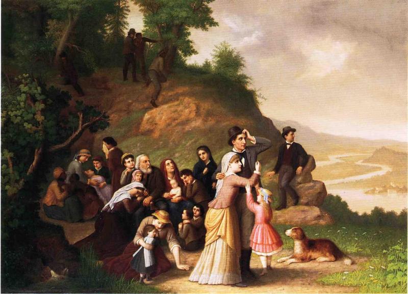 Harper's Ferry, vintage artwork by Hans Heinrich Bebie, A3 (16x12") Poster Print