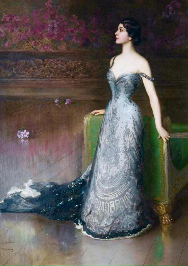 Lina Cavalieri by Vittorio Matteo Corcos,A3(16x12")Poster