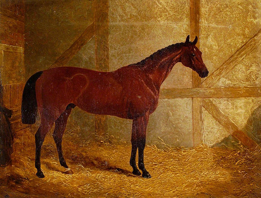 Cotherstone, Winner of Derby , vintage artwork by John Frederick Herring, Sr, A3 (16x12") Poster Print