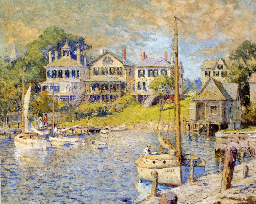 At Edgartown, Martha's Vinyard by Colin Campbell Cooper,A3(16x12")Poster