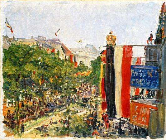 Unter den Linden by Max Slevogt,A3(16x12")Poster