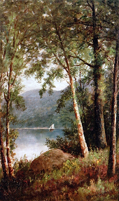 Afternoon Sail on the Lake, vintage artwork by Benjamin Champney, A3 (16x12") Poster Print