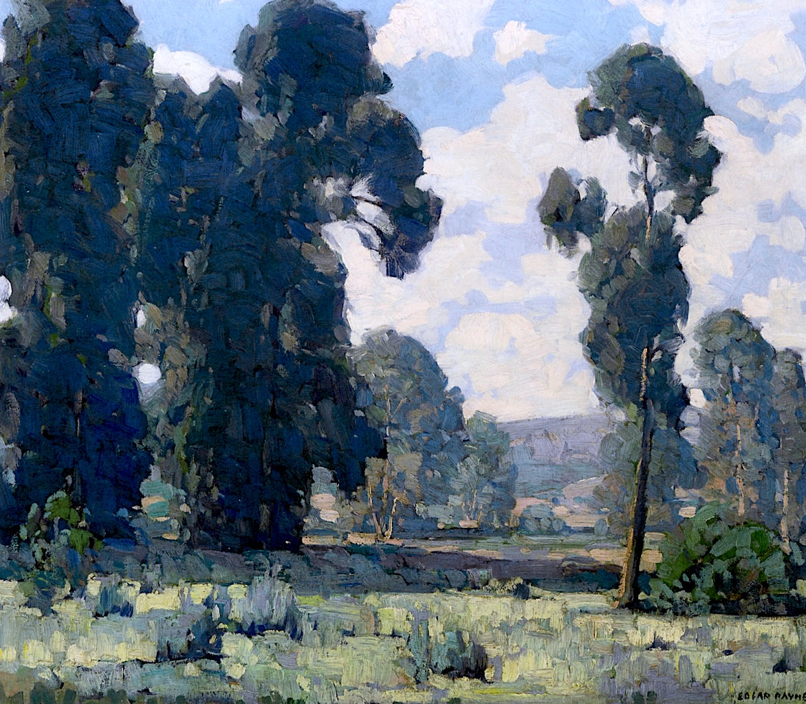 Eucalyptus Trees, vintage artwork by Edgar Alwyn Payne, 12x8" (A4) Poster