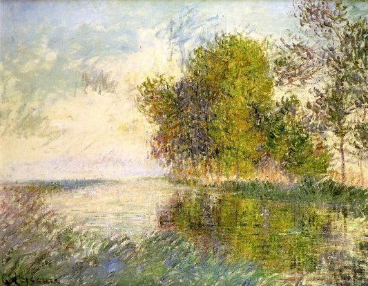 Banks of the River, Normandy by Gustave Loiseau,A3(16x12")Poster