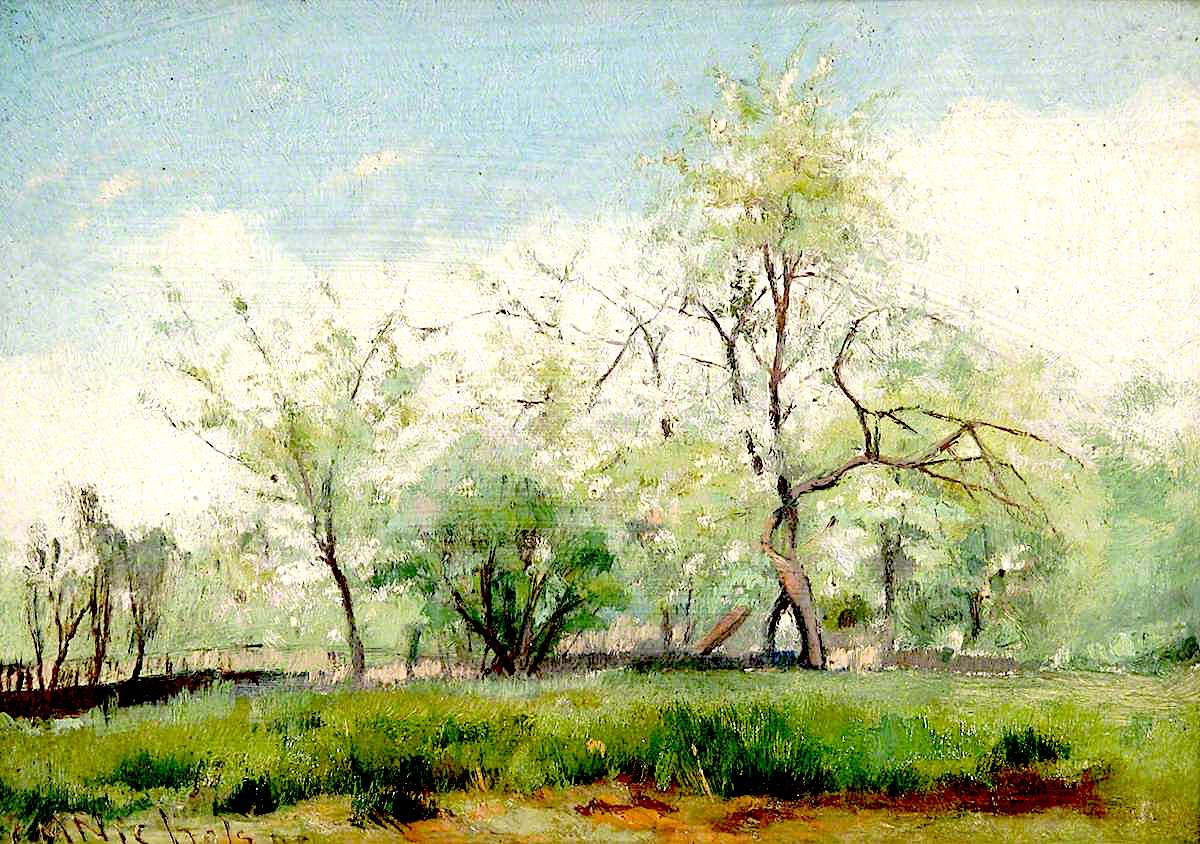 Early in the Year, vintage artwork by Catherine Maude Nichols, 12x8" (A4) Poster