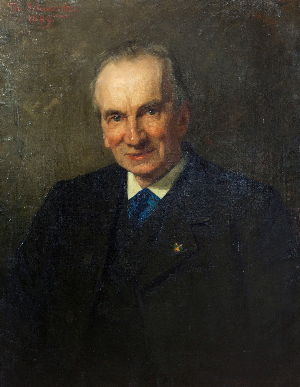 Portrait of Frederik Willem van Eeden by Therese Schwartze,A3(16x12")Poster