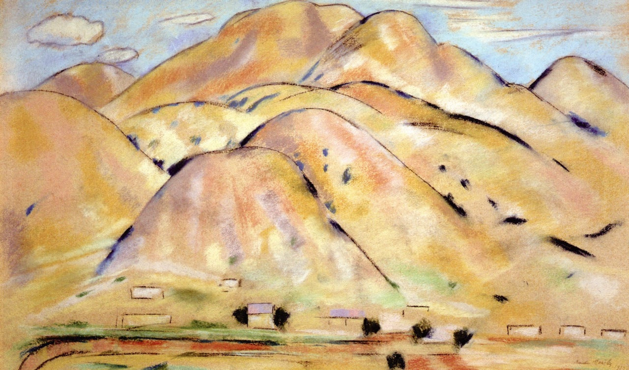 Arroyo Hondo, vintage artwork by Marsden Hartley, 12x8" (A4) Poster