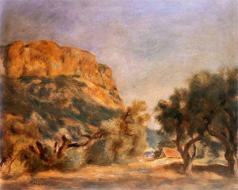 Landscape in Cassis by Jozef Pankiewicz,A3(16x12")Poster