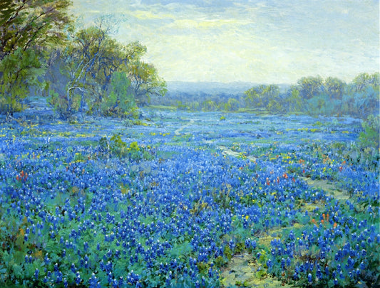 Bluebonnet Scene by Julian Onderdonk,16x12(A3) Poster
