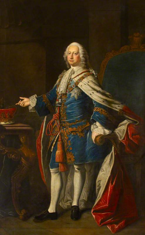 Frederick Louis, Prince of Wales, vintage artwork by Thomas Hudson, 12x8" (A4) Poster