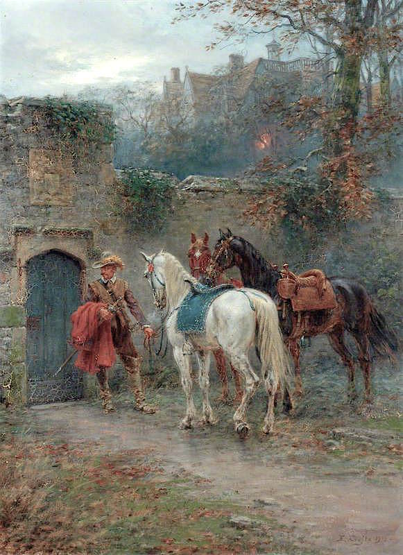 On Secret Service, vintage artwork by Ernest Crofts, 12x8" (A4) Poster