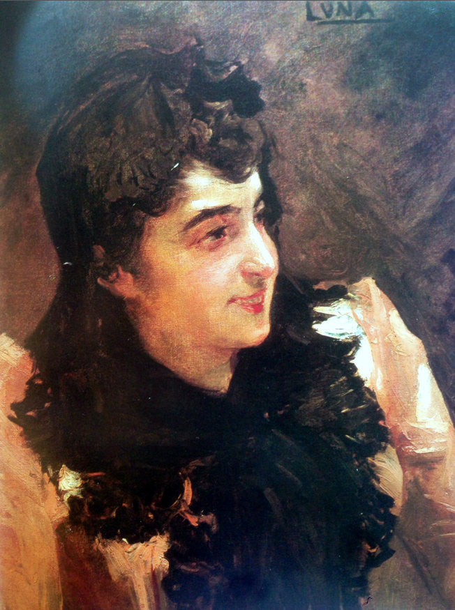 La Madrilena by Juan Luna y Novicio,A3(16x12")Poster