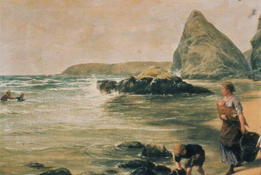Sea Earnings, vintage artwork by James Clarke Hook, R.A., A3 (16x12") Poster Print