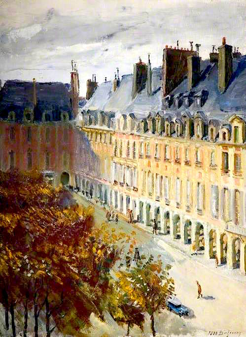La Place des Vosges by Georges Dufrenoy,A3(16x12")Poster