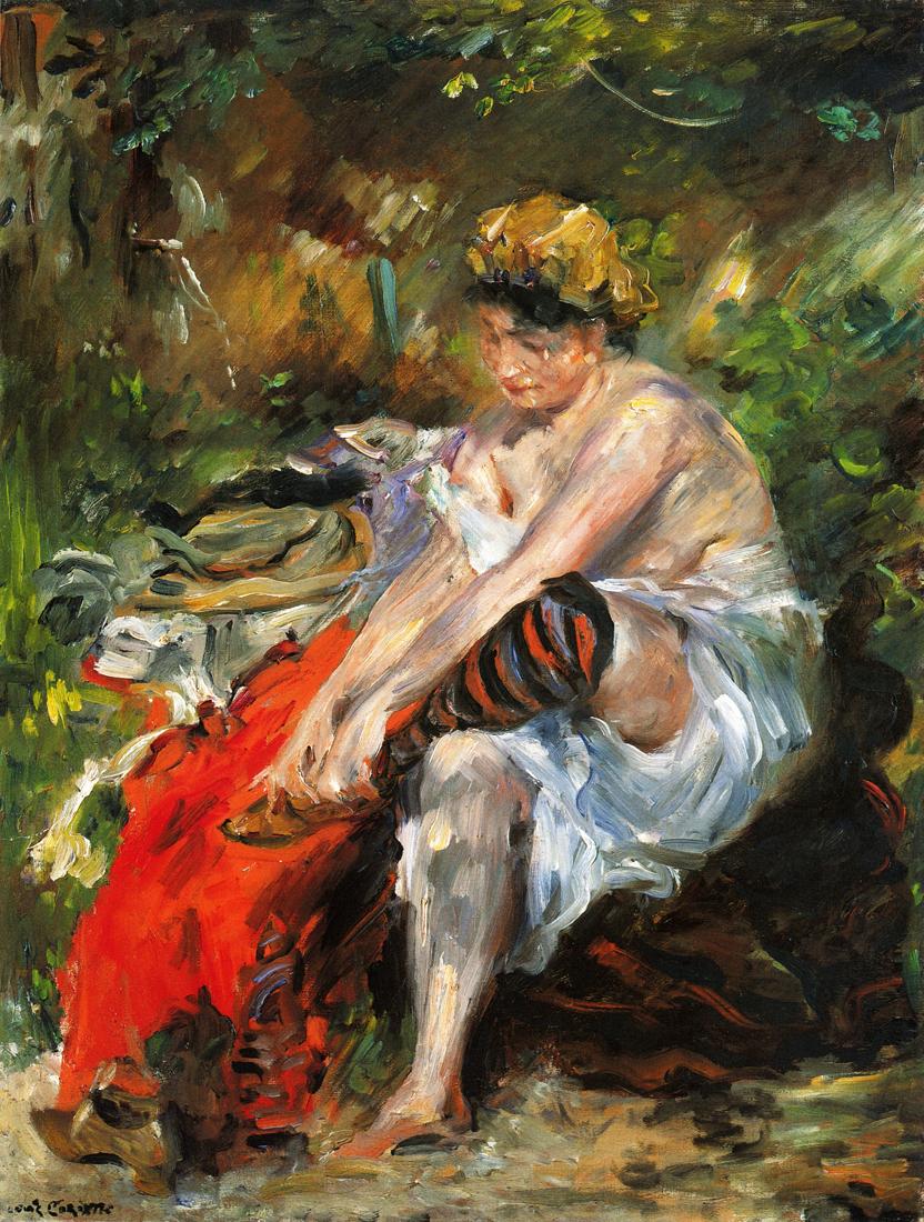 After the Bath by Lovis Corinth,A3(16x12")Poster