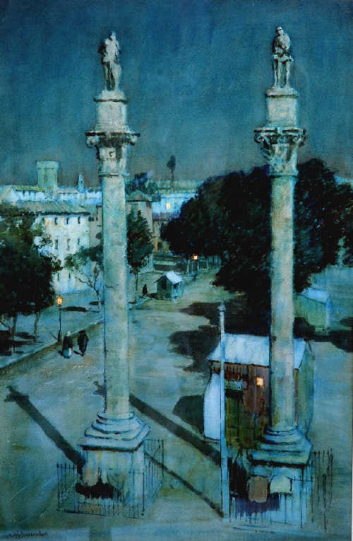 Almeda de Hercules, Seville by Albert Moulton Foweraker,16x12(A3) Poster