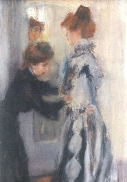 The Essayeuse in Fashion House Hirsch by Isaac Israels,A3(16x12")Poster