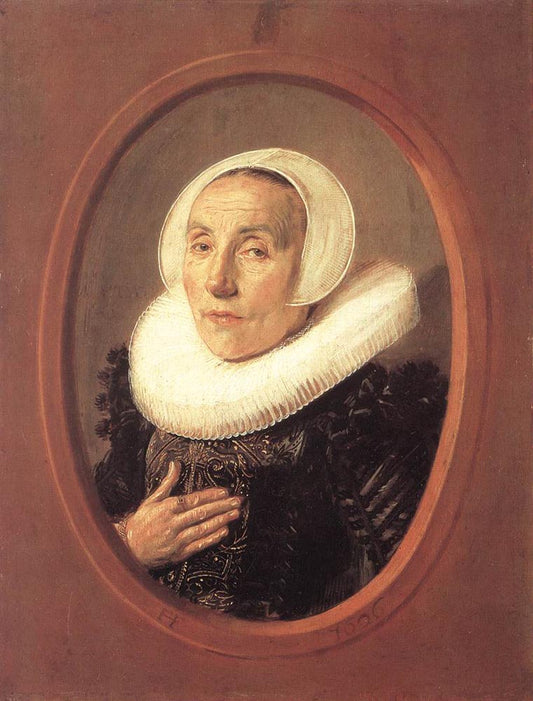 Anna van der Aar, vintage artwork by Frans Hals, 12x8" (A4) Poster