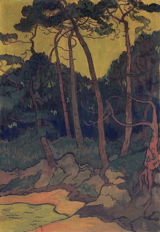 Pines on the Shore by Georges Lacombe,A3(16x12")Poster