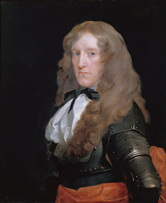 Aubrey de Vere, 20th Earl of Oxford, vintage artwork by Gerard Soest, 12x8" (A4) Poster