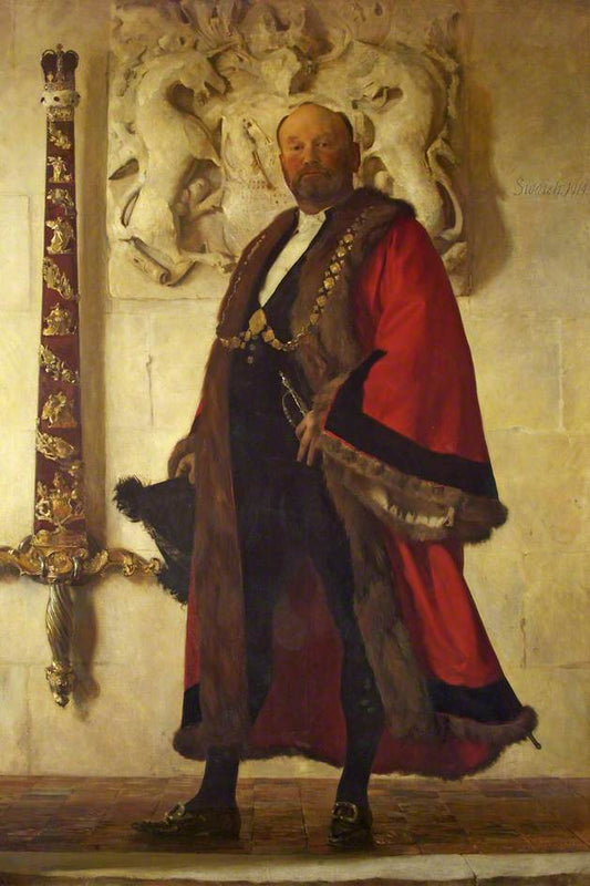 Alderman Sir John Swaish by Frederick George Swaish,16x12(A3) Poster