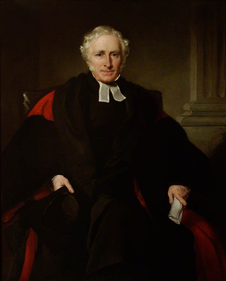 Portrait of Edward Hawkins, vintage artwork by Sir Francis Grant, P.R.A., A3 (16x12") Poster Print