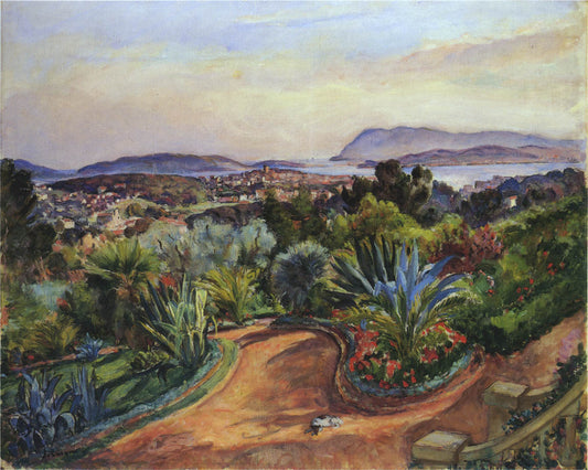 The Bay of Toulon, vintage artwork by Henri Lebasque, 12x8" (A4) Poster